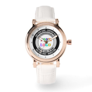 Website der Werbeaufzeige für Ihre Logo-Adresse Armbanduhr
