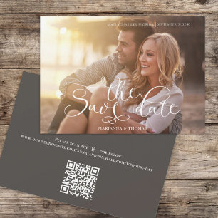 Website des Fotos QR Save The Date