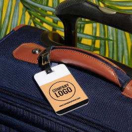 Website des modernen Logos von White Peach Black C Gepäckanhänger