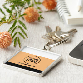 Website des modernen Logos von White Peach Black C Schlüsselanhänger