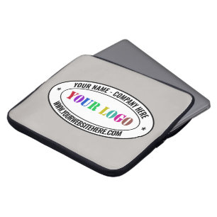 Website für benutzerdefinierte Logo-Namen Werbeakt Laptopschutzhülle