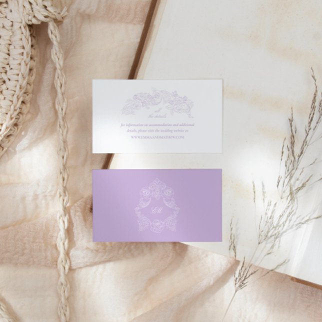 Website für die viktorianische Lavendel-Wappen-Hoc Begleitkarte (Von Creator hochgeladen)