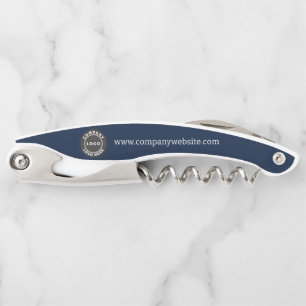 Website für Firmenlogos und Slogan Mitarbeiter Kellnermesser