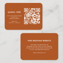 Website für Hochzeiten UAWG Online QR Code Terraco