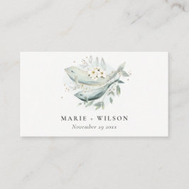 Website für Hochzeiten von aquamarinen Goldmedaill Begleitkarte