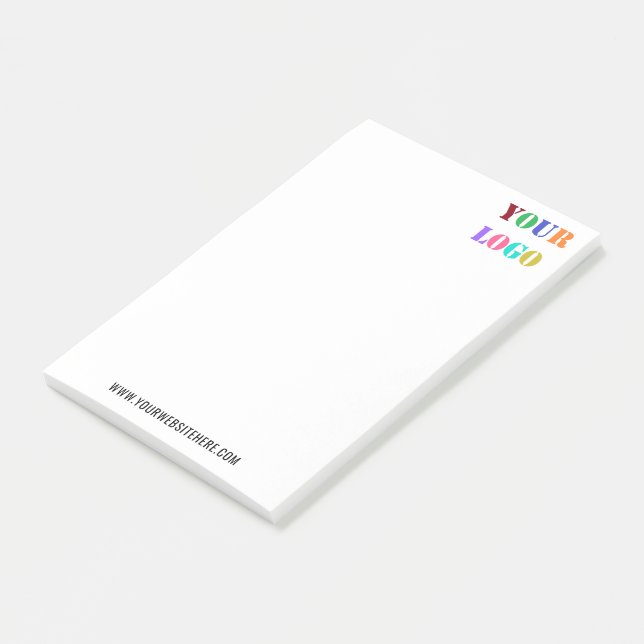Website für Ihr Firmenlogo - Post-it®-Hinweise Post-it Klebezettel (angewinkelt)