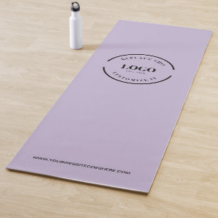 Website für Lila Firmenlogos mit kundenspezifische Yogamatte