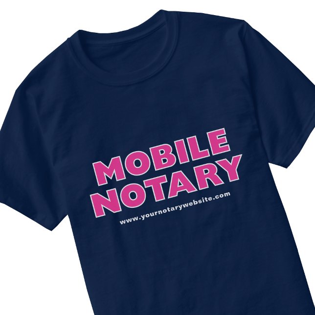 Website für öffentliche Rosa-Navy T-Shirt (Von Creator hochgeladen)