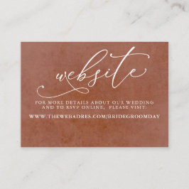 Website-Karte für tropische Blumenwüste Visitenkarte