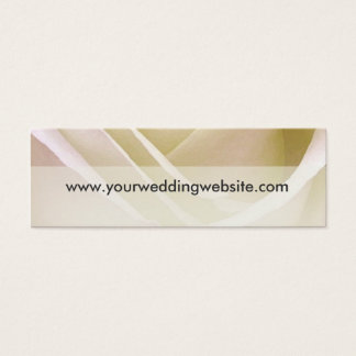 Website-Karten für die Hochzeit von White Rose