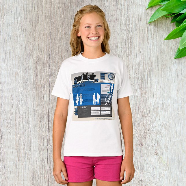 Website Layout Girls T - Shirt (Von Creator hochgeladen)