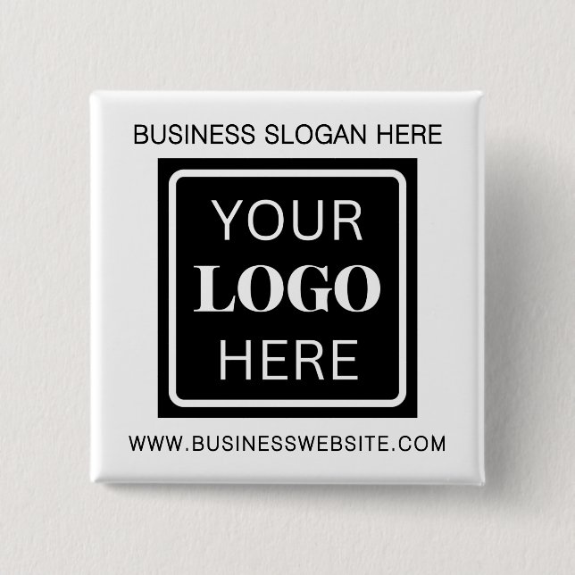 Website-Logo für Teamwerbung Button (Vorderseite)