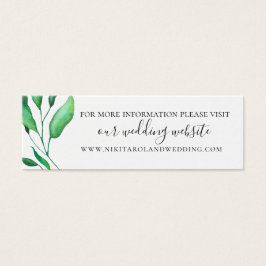 Website Minimalistisch Greenery Wedding