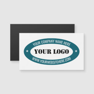 Website mit Ihrem Logo Business Card Briefmarke Magnetkarte