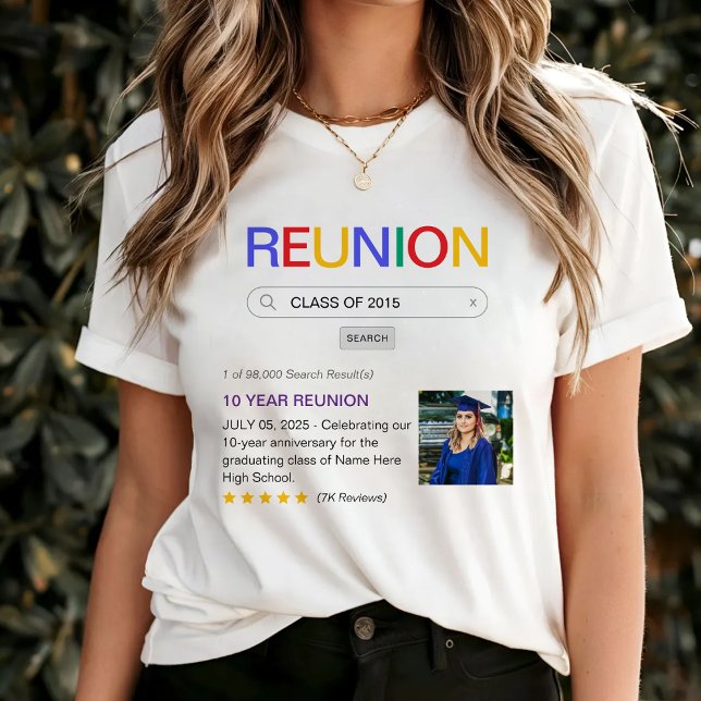 Website-Suche Ergebnis Schule Wiedersehen T-Shirt (Website Search Result School Class Reunion T-Shirt
)