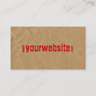 Website-Visitenkarte Visitenkarte