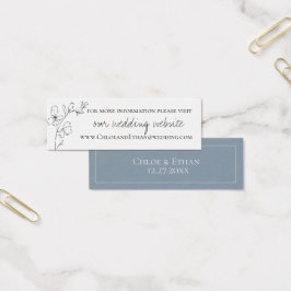 Website von Dusty Blue Meadow Wedding