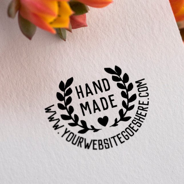 Website von Laurel Wreath Heart Handmade Gummistempel (Von Creator hochgeladen)