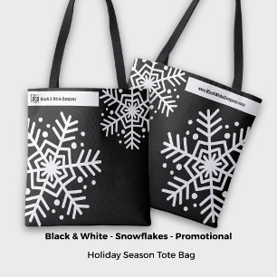 Website von Snowflake Black & White Company Name