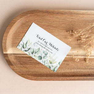 Website Watercolor Eukalyptus Greenerity Wedding Begleitkarte