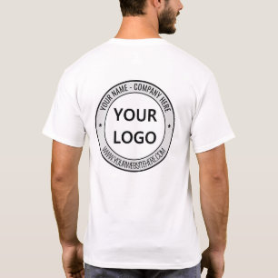 Website-Werbeaktion für Ihr Firmenlogo T - Shirt