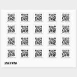 Website zum benutzerdefinierten QR-Code-Generator Quadratischer Aufkleber<br><div class="desc">Passen Sie Ihre Website hier auf zazzle an! Oder mit Einladungen für Online-uAwg oder Website-Anweisungen</div>