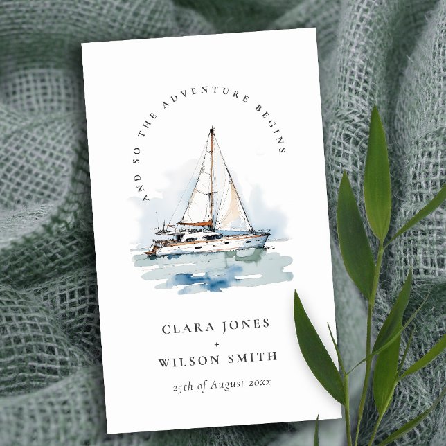 Website zum Hochzeitssegelschiff Dusky Begleitkarte (Von Creator hochgeladen)