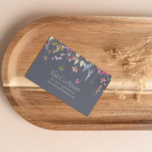 Website zur Hochzeit von Blauen Wildtieren Begleitkarte