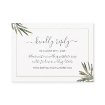 Website zur Hochzeit von Botanischem Wasserkraut: 