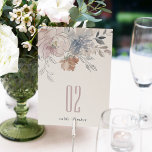 Website zur Hochzeit von Chic Blush Watercolor Tischnummer<br><div class="desc">Wenn Sie weitere Anpassungen benötigen,  schreiben Sie mir bitte an yellowfebstudio@gmail.com.</div>
