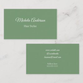 Website zur Kontaktaufnahme mit Namen hinzufügen Visitenkarte