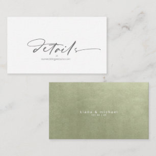 Website zur Wasserfarbenwelt Sage Green ID786 Begleitkarte