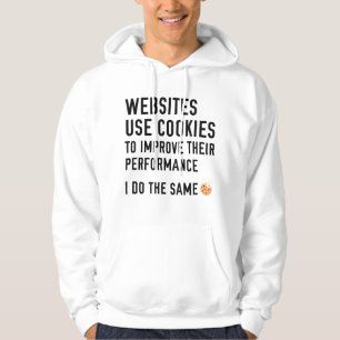 Websites verwenden Cookies Hoodie