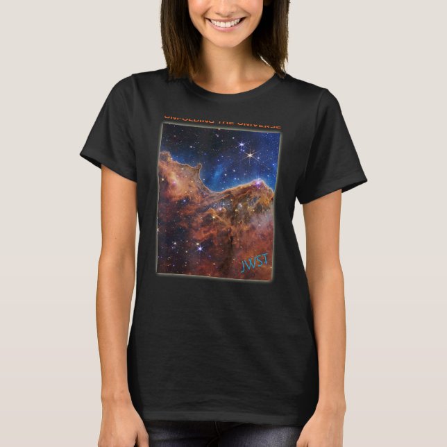 Webspace Telescope New Image Cosmic Cliffs JWST T-Shirt (Vorderseite)