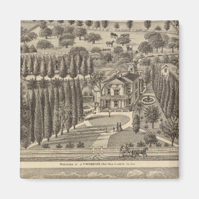 Webster, Badger Residenzen Magnet (Vorne)