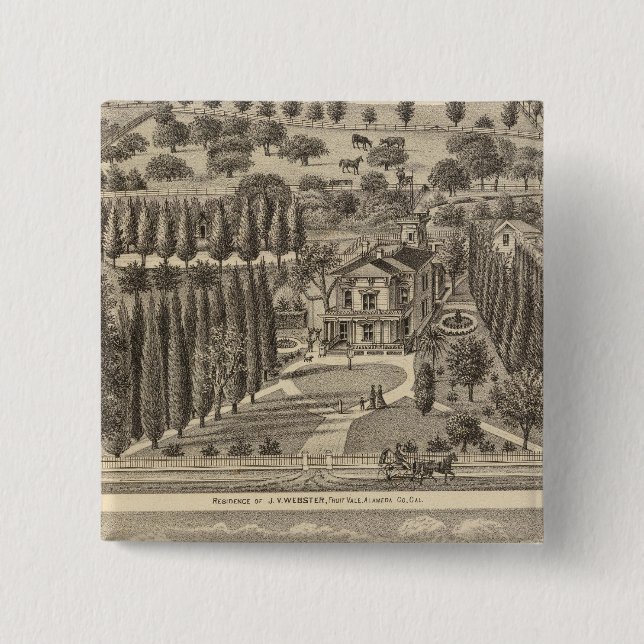 Webster, Badger-Wohnungen Button (Vorderseite)