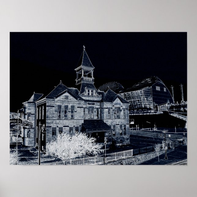 Webster House und Kauffman Center Poster (Vorne)