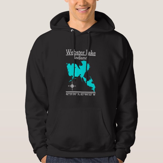 Webster Lake - Indiana Hoodie (Vorderseite)
