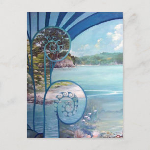 Webster Painting von Lynda Vugler Postkarte