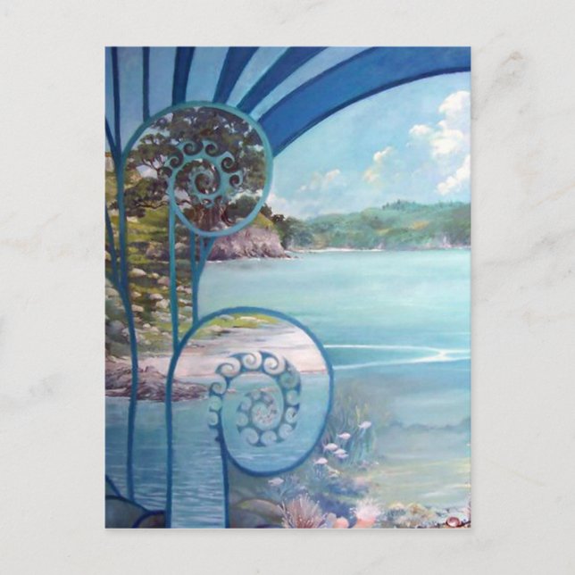 Webster Painting von Lynda Vugler Postkarte (Vorderseite)