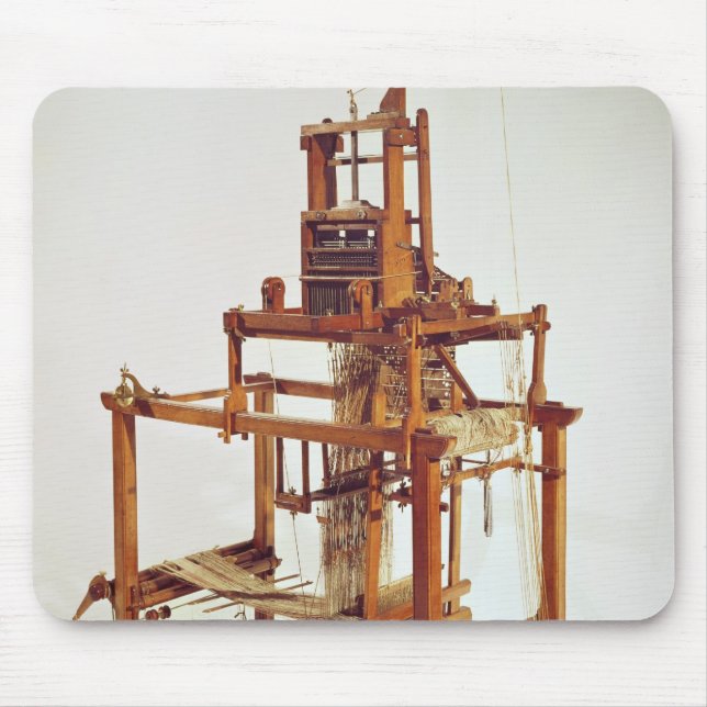 Webstuhl entworfen durch Jacquardwebstuhl Josephs Mousepad (Vorne)