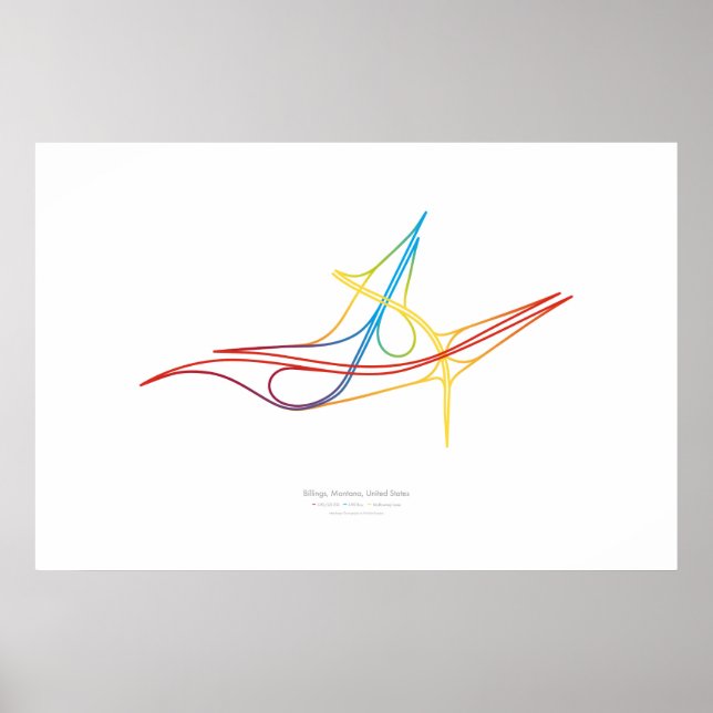 Wechsel-Choreographie: Billings, MT, US Poster (Vorne)