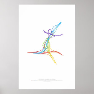 Wechsel-Choreographie: Minneapolis, MN, US Poster
