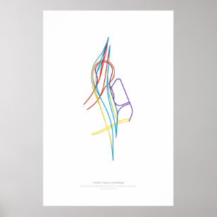 Wechsel-Choreographie: Norfolk, VA, US 1 Poster