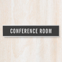 Wechselbares Konferenzraum Unterschrift Tür Metall