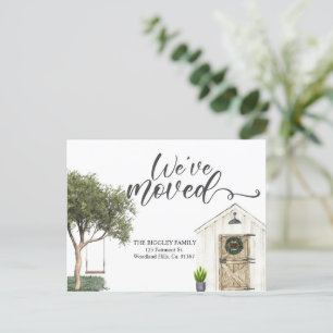 Wechseln der Announcement-Karte, Adresskarte änder Ankündigungspostkarte