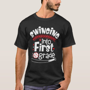 Wechseln in das erste Baseball-Spieler-Geschenk T-Shirt