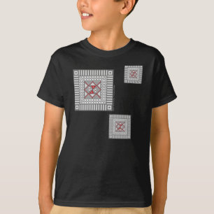 Wechselnde geometrische Kids und Baby Dark Shirt