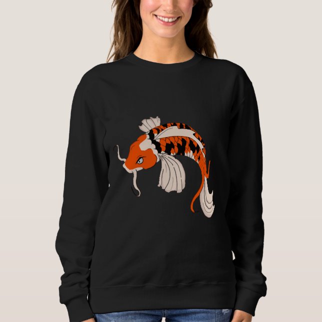 Wechselnder Koi Fish Sweatshirt (Vorderseite)
