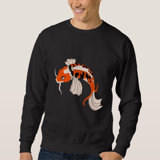 Wechselnder Koi Fish Sweatshirt (Vorderseite)